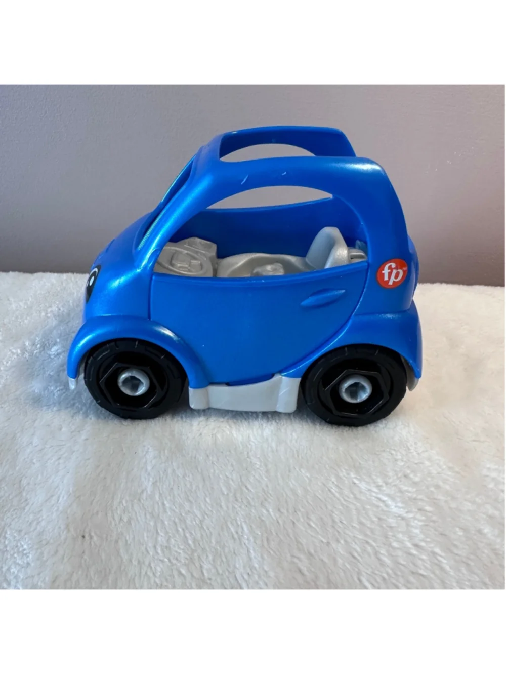 Fisher-Price Little People Vehicle Lot Recycling Ice Cream Truck Car 3 Pc